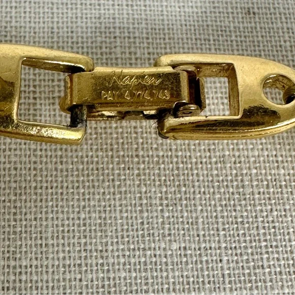 Vintage Napier Faux Pearl w Pink Quartz Beaded Necklace - Picture 4 of 4